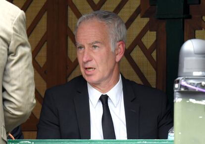 John McEnroe, otro habitual de Wimbledon.