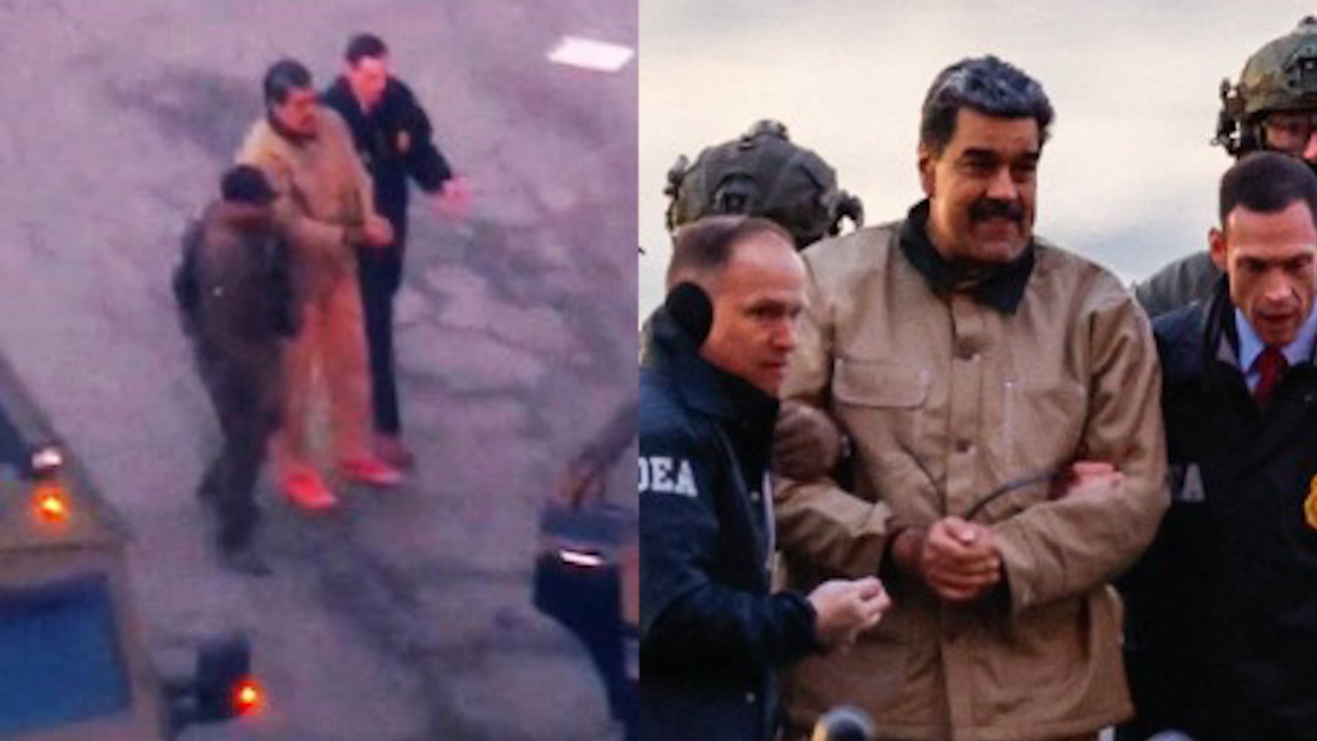 Así ha sido el traslado de Nicolás Maduro de la cárcel al tribunal federal de Nueva York donde comparecerá ante el juez