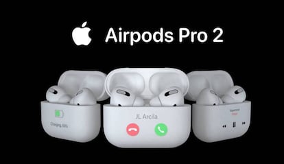 Posible diseño de los AirPods Pro 2