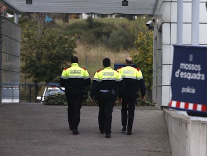 Agentes de los Mossos d'Esquadra.