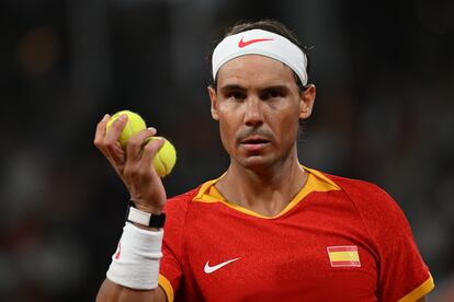 Nadal, el 27 de julio en los Juegos de París.