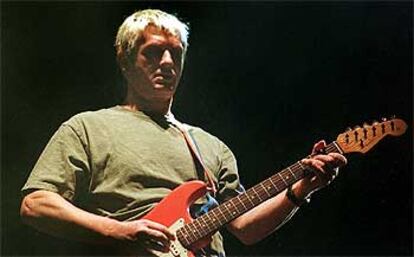 Mike Oldfield, durante un concierto en Úbeda (Jaén) en 1999.