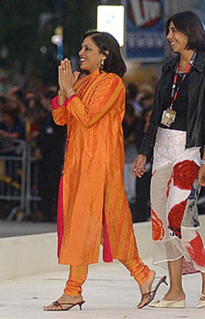 Mira Nair, en la entrega de premios de la Mostra de Venecia.