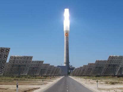 Planta termosolar de Torresol Energy en Fuentes de Andalucía (Sevilla)
