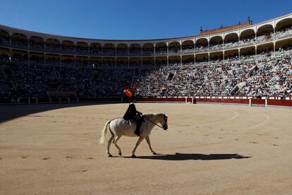 Tarde de toros en la plaza de Las Ventas, el pasado 4 de julio.