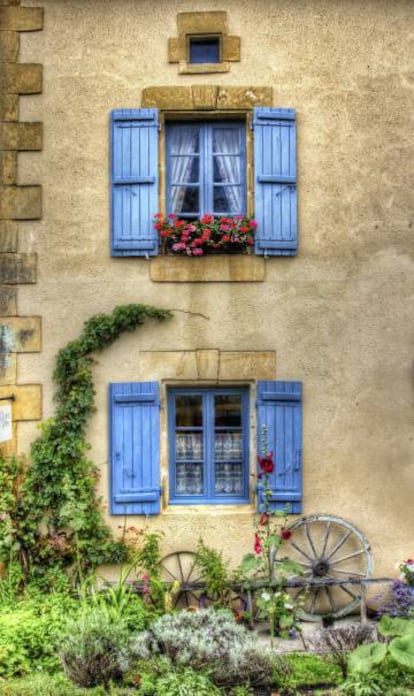 El pueblo de Monpazier, en la región de Périgord. 