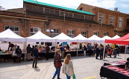 Aspecto de Literal, festival de ideas y libros radicales, en una pasada edición.