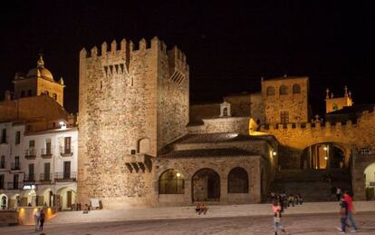 Plaza Mayor de Cáceres.