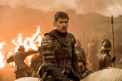 O ator Nikolaj Coster-Waldau em uma cena de 'Game of Thrones'.