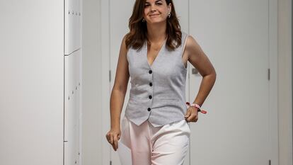 La portavoz socialista en el Ayuntamiento de Valencia, Sandra Gómez, en una imagen de archivo de junio de 2023.
