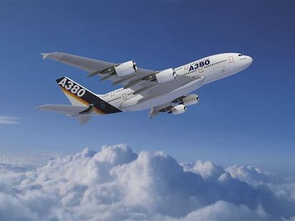 Durante este trimestre volará el primer modelo del A-380 de Airbus para 555 pasajeros.