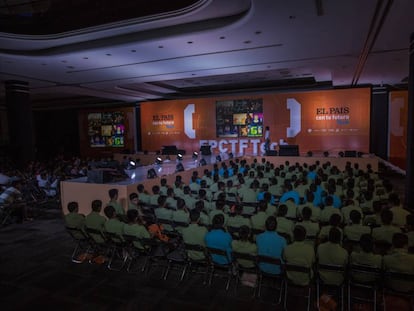 El escenario de 'El País con tu futuro' en Guadalajara.
 