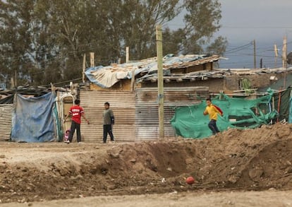 Un barrio en la periferia de Mendoza.