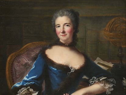 Retrat de Gabrielle Émilie Le Tonnelier de Breteuil, marquesa de Châtelet (1706-1749).
