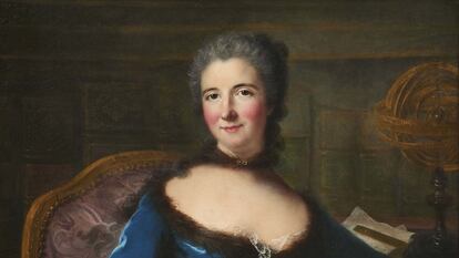 Retrat de Gabrielle Émilie Le Tonnelier de Breteuil, marquesa de Châtelet (1706-1749).