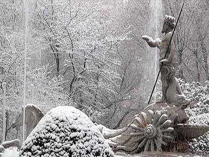 "Neptuno, desnudo con la que está cayendo'.