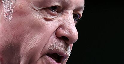 Recep Tayyip Erdogan, presidente turco, este martes.