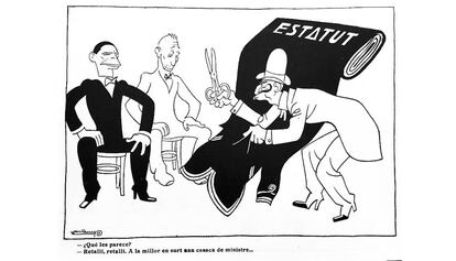 Una vinyeta de Valentí Castanys, publicada al satíric 'El Be Negre'.