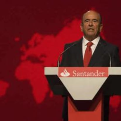 Emilio Botín, presidente del Banco Santander