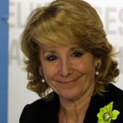 La presidenta de la Comunidad de Madrid, Esperanza Aguirre, en una imagen de archivo