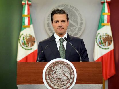 El presidente de M&eacute;xico, Enrique Pe&ntilde;a Nieto.