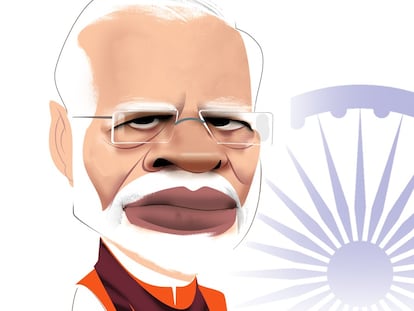 Narendra Modi ,por Luis Grañena