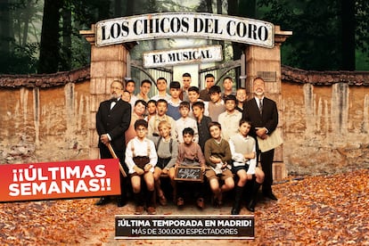 Cartel promocional de 'Los chicos del coro, el musical.