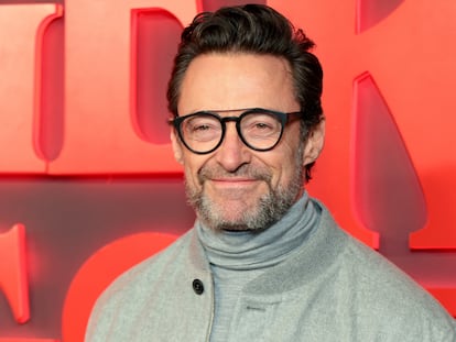 El actor Hugh Jackman, en el estreno de 'Stranger Things: The First Shadow', en el Phoenix Theatre de Londres, el 14 de diciembre de 2023.