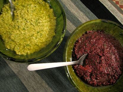 Olivadas negra y verde