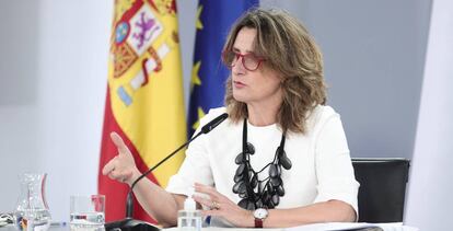 La vicepresidenta y ministra para la Transición Ecológica y el Reto Demográfico, Teresa Ribera