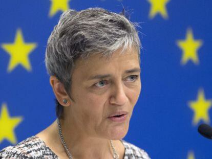 La comisaria europea de competencia, Margrethe Vestager. 