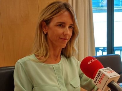 Cayetana Álvarez de Toledo, este jueves en Madrid en una entrevista con Europa Press.