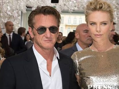 Charlize Theron y Sean Penn.