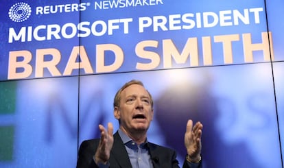 El presidente de Microsoft, Brad Smith