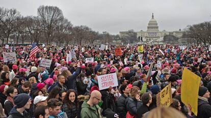 Marcha por las Mujeres en Washington para exigir respeto al presidente Donald Trump.