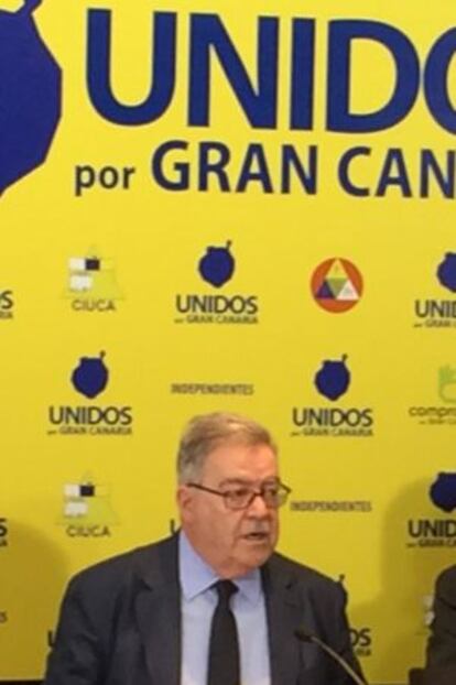 José Miguel Bravo presenta Unidos por Gran Canaria.
