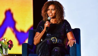 Michelle Obama, en unas conferencias en Nueva Orleans, el pasado sábado.