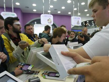 Apple paraliza sus ventas en Rusia