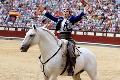 Diego Ventura, en la plaza de Las Ventas, en la temporada de 2019.