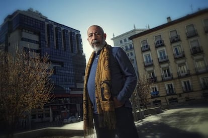 El escritor cubano Leonardo Padura, fotografiado el pasado sábado en Madrid.