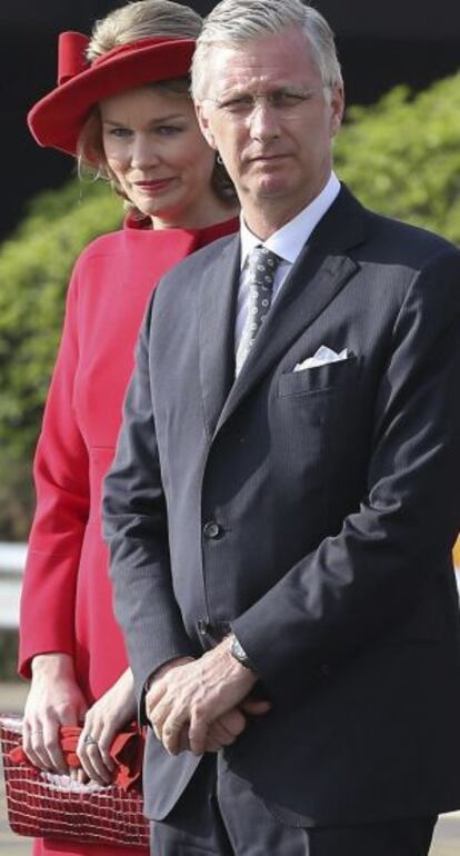 Felipe y Matilde de Bélgica.