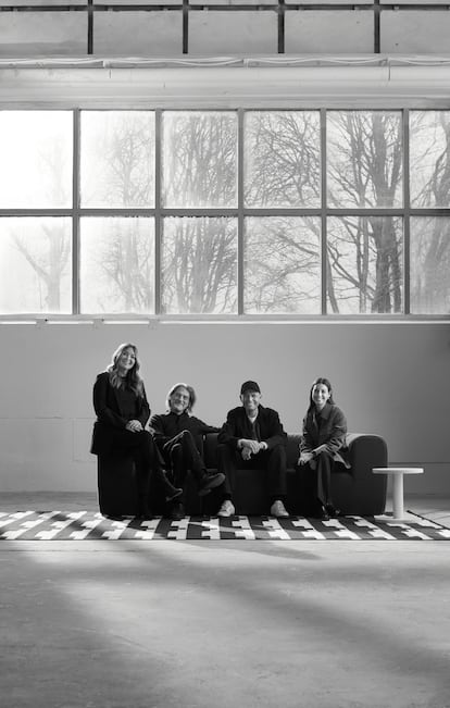 De izquierda a derecha, Karin Gustavsson, Nike Karlsson, Ola Wihlborg y Paulin Machado.