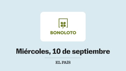Bonoloto comprobar sorteo del miércoles 10 de septiembre de 2025