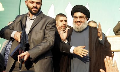 Hasan Nasralá, líder de Hezbolá, en una imagen de 2012.
