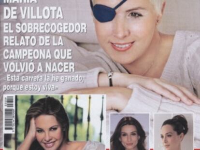 De Villota, protagonista de la portada de la revista 'Hola'.