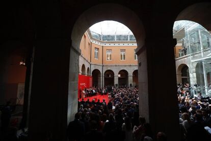 Interior de la Casa de Correos, durante la entrega de las medallas.