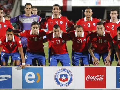 El equipo de Chile. 