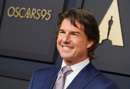 Tom Cruise arrives at the 95th Academy Awards Nominees Luncheon on Monday, Feb. 13, 2023, at the Beverly Hilton Hotel in Beverly Hills, Calif.