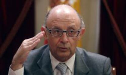 El ministro de Hacienda, Cristóbal Montoro.