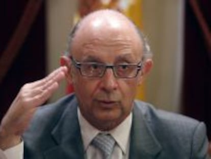 El ministro de Hacienda, Cristóbal Montoro.